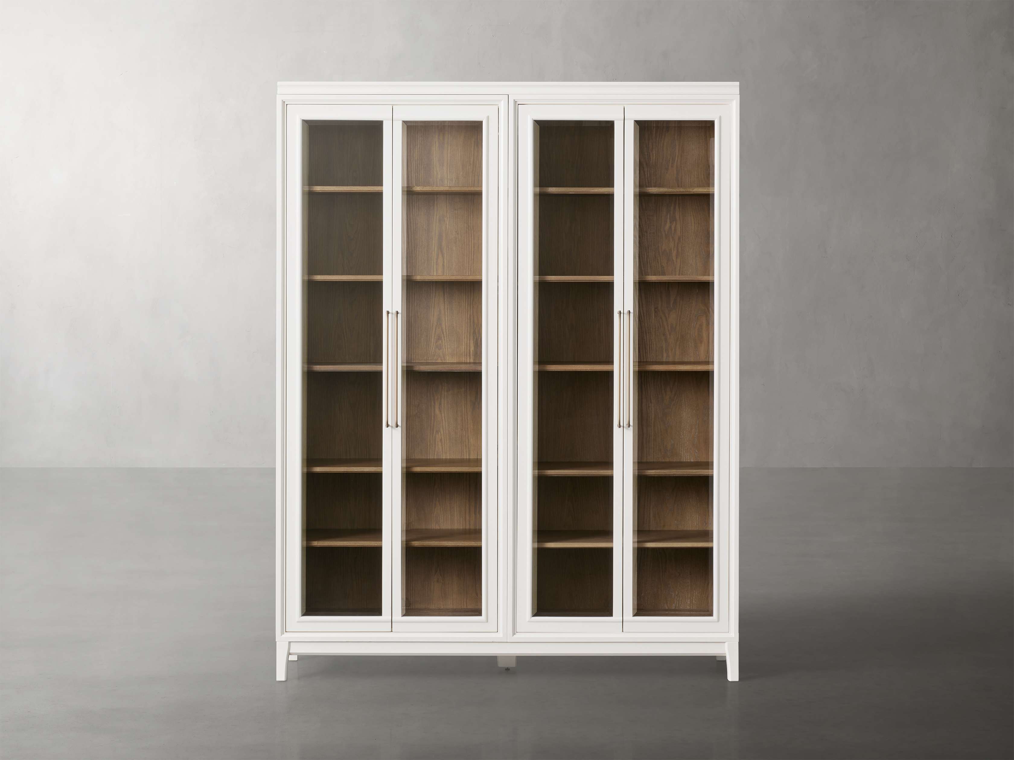 Rowan Modular Tall Clear Glass Cabinet