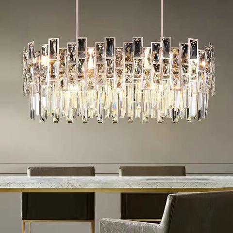 Exclusive Designer Crystal Chandelier For Modern Living Room Luxury Dining Room Ceiling Lamp