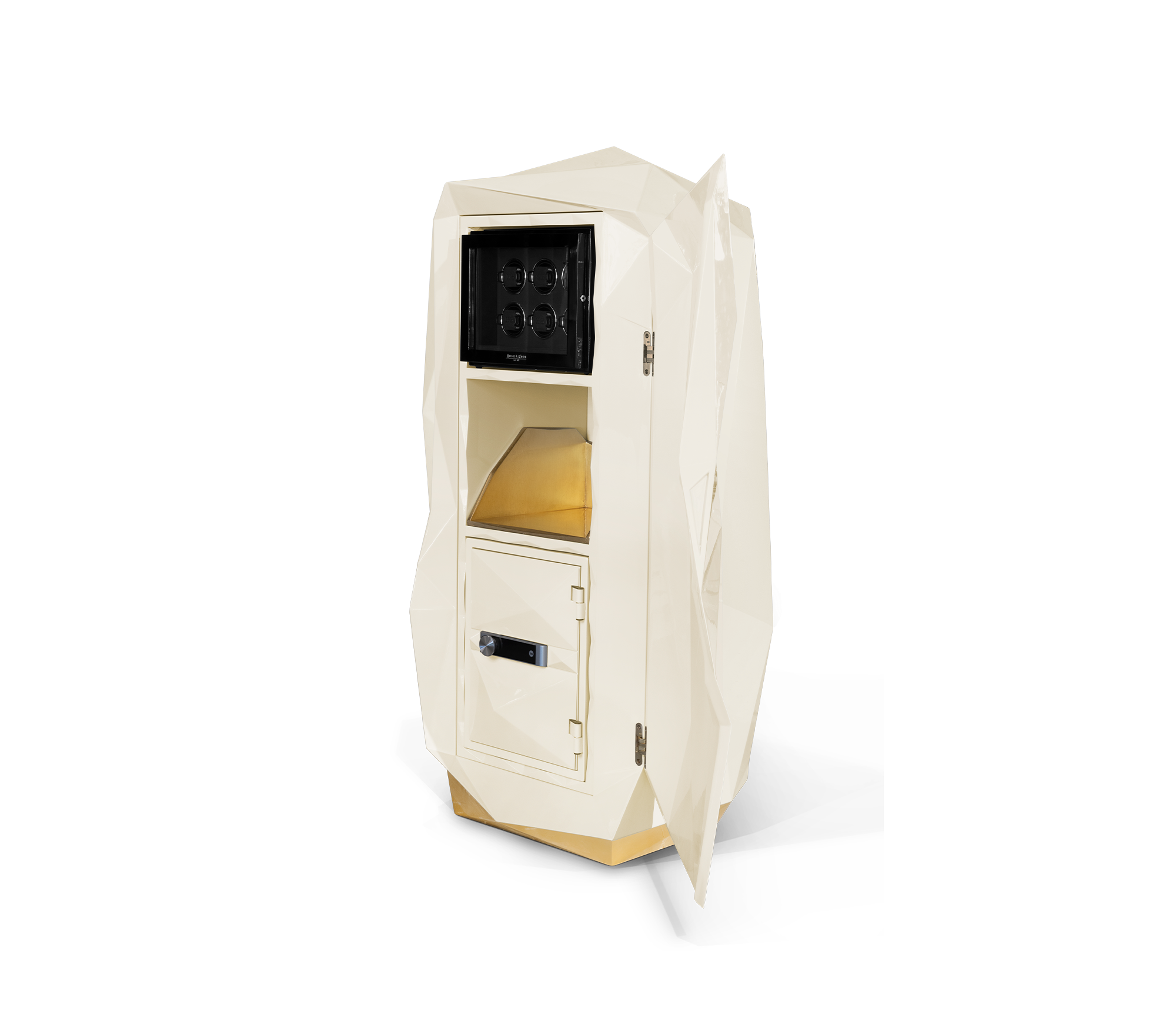 Diamond Floor Safe with Hidden Watch Winder and