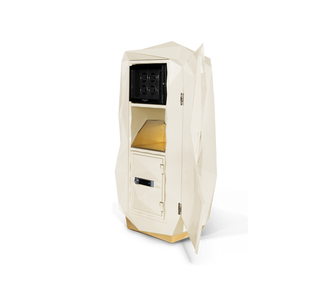 Diamond Floor Safe with Hidden Watch Winder and