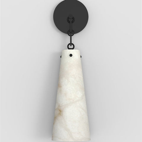 Housegent Javad Alabaster Wall Sconce, Designer Wall Lights