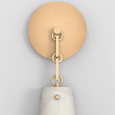 Housegent Javad Alabaster Wall Sconce, Designer Wall Lights