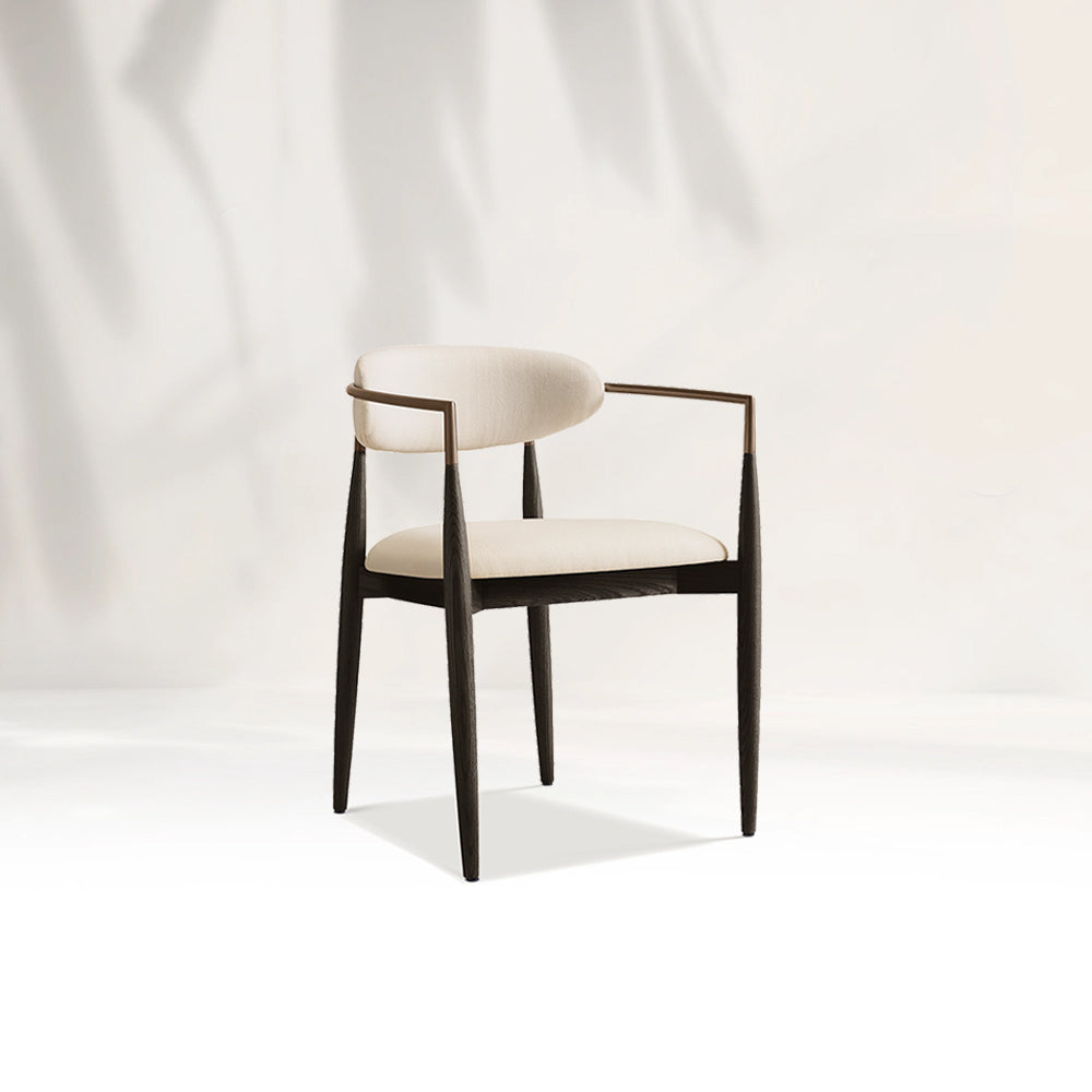 Arnod Fabric Dining Armchair