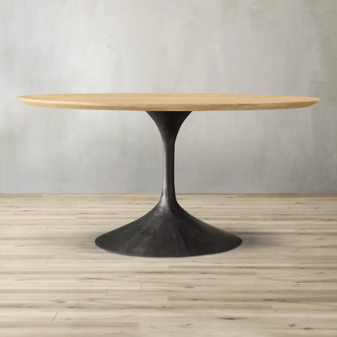 Aero Wood Round Dining Table