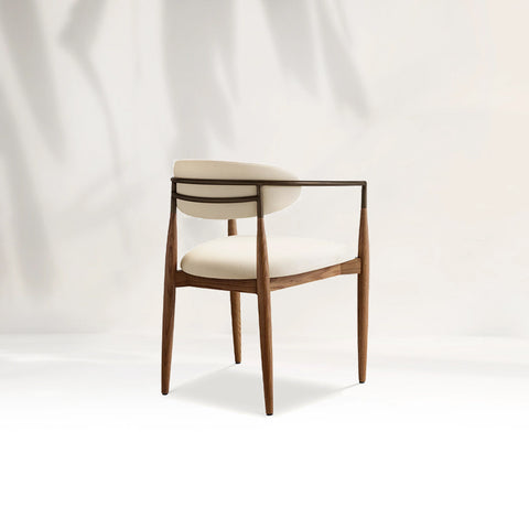 Arnod Fabric Dining Armchair