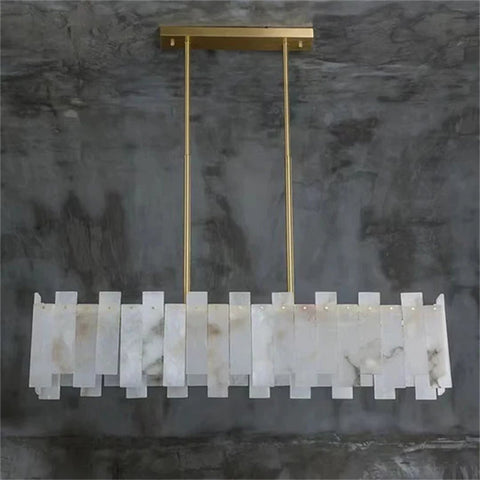 Venus Alabaster Linear Chandelier