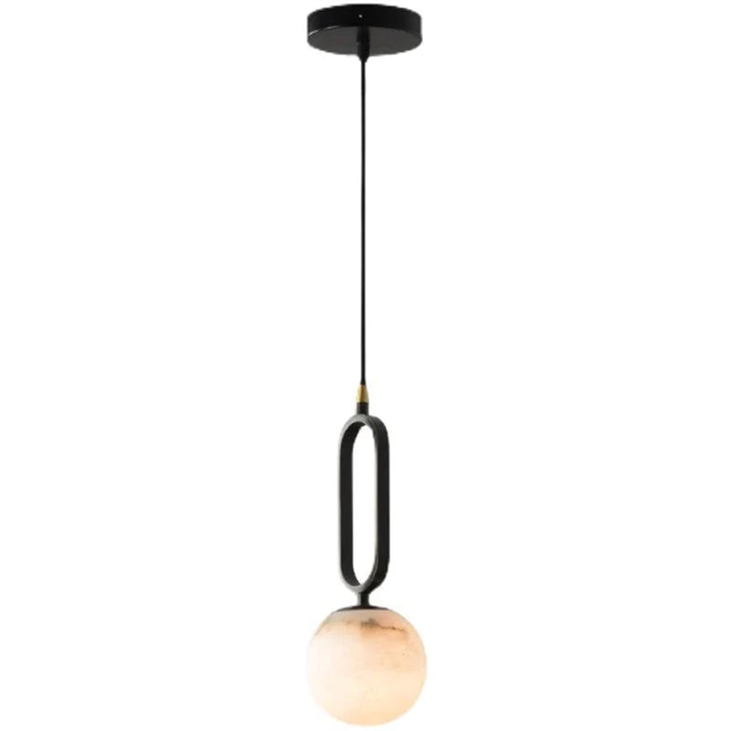 Housegent Phoenix Alabaster Sphere Pendant Light,  Modern Pendant Lighting