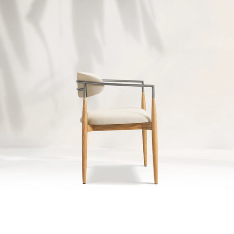 Arnod Fabric Dining Armchair