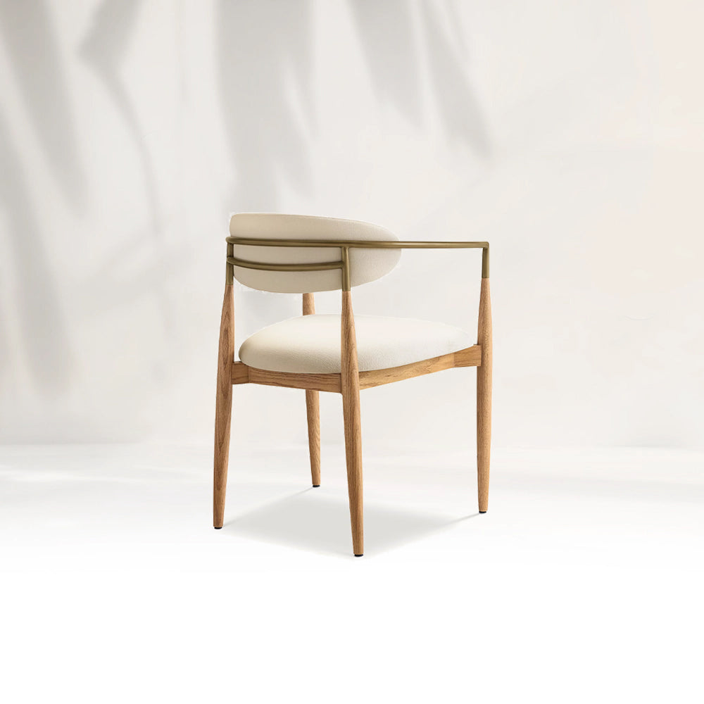 Arnod Fabric Dining Armchair