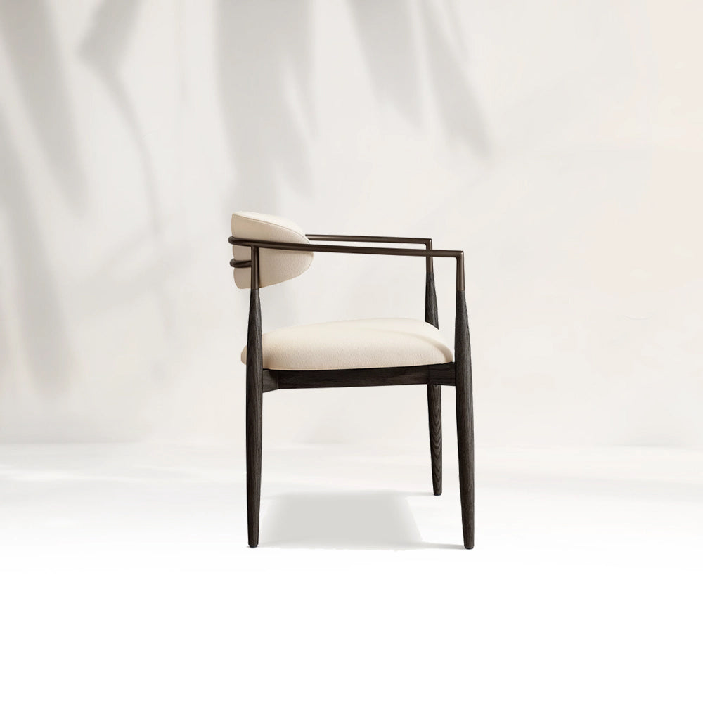 Arnod Fabric Dining Armchair