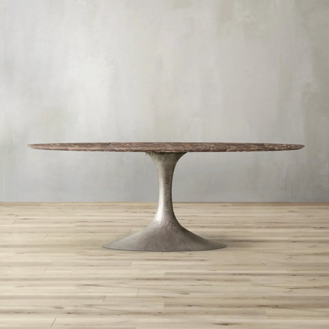 Aero Stone Oval Dining Table