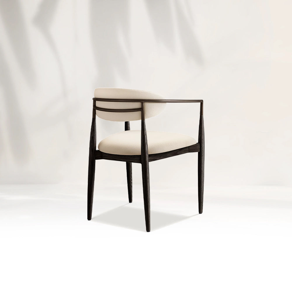 Arnod Fabric Dining Armchair