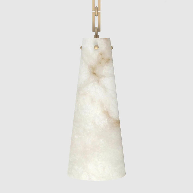 Contemporary Lucca Chandelier 202A-5 in Alabaster, 5-Light Vintage Alabaster Pendant Cluster