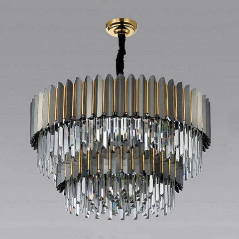 Housegent Bobon Flavian Double Tier Crystal Chandelier