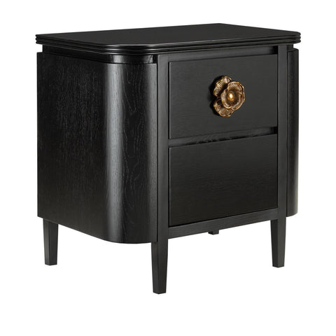 Brillen White & Black Nightstand