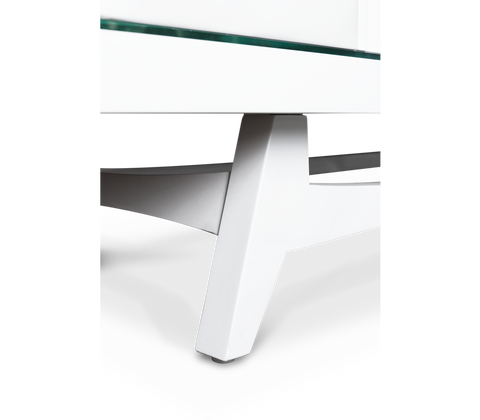 Black Hidden Storage Sculptural Form Sideboard