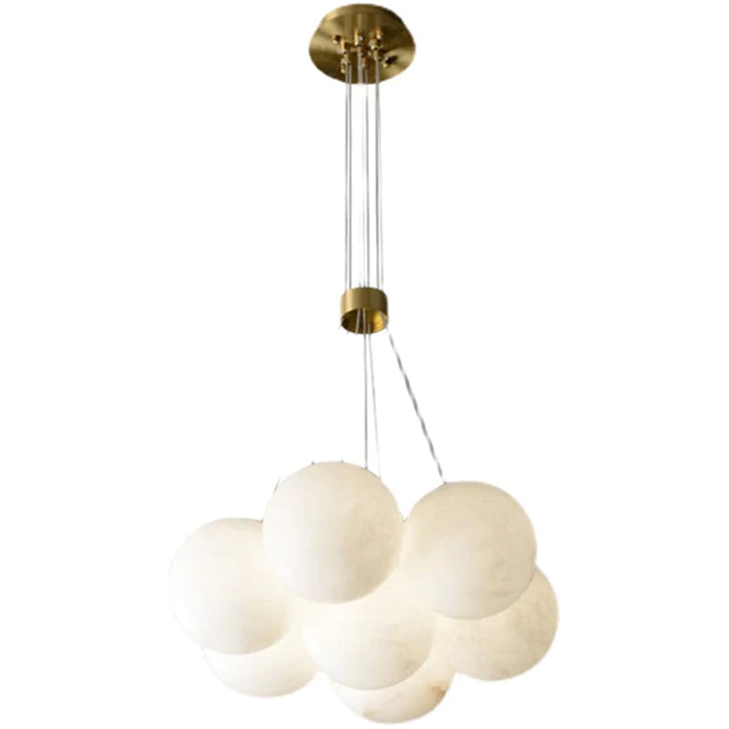 Mancy Modern Creative Alabaster  ball chandelier