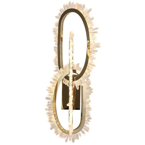 Turrin Modern Rock Crystal Wall Sconce For Bedroom Wall Sconce J-CHANDELIER   