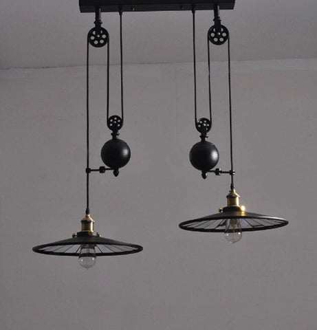 Housegent Retro Rough Iron Pendant Lamp for Kitchen, Dining Room, Bedroom, Cafe