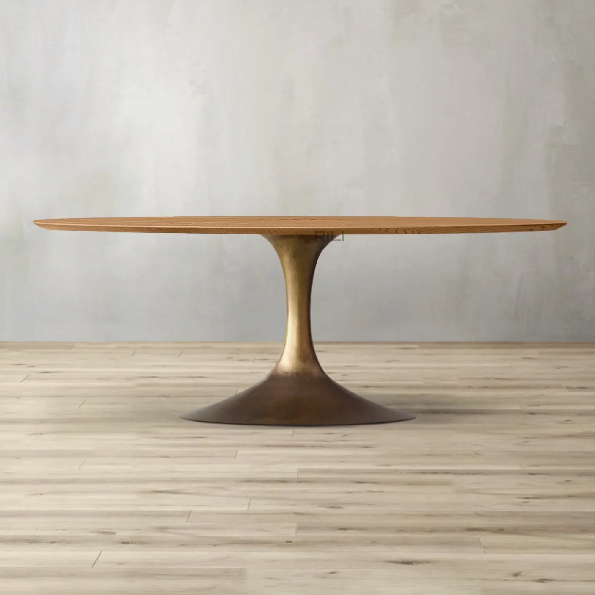 Aero Wood Oval Dining Table