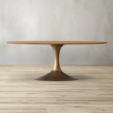 Aero Wood Oval Dining Table