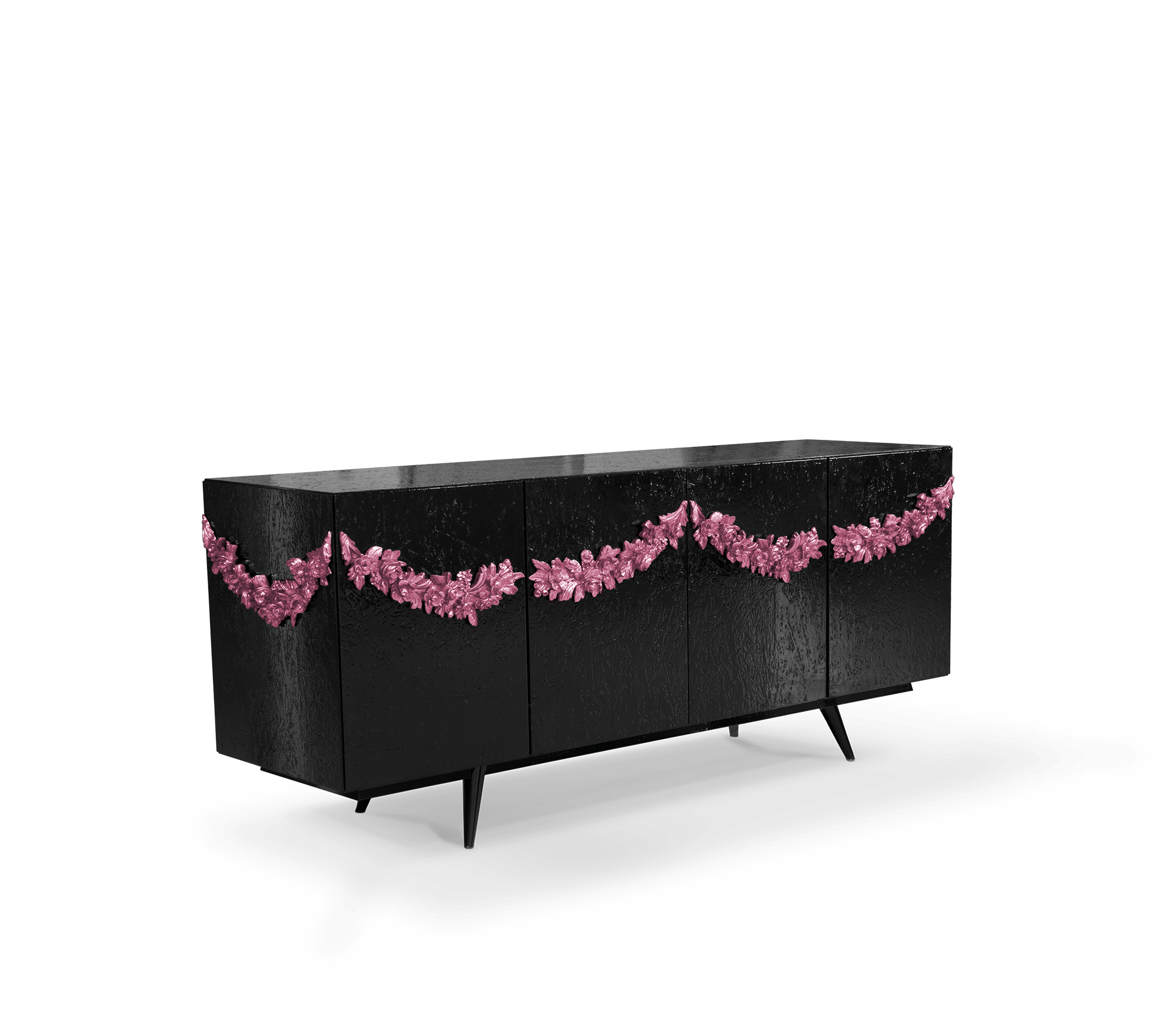 Black Sideboard Buffet Cabinet