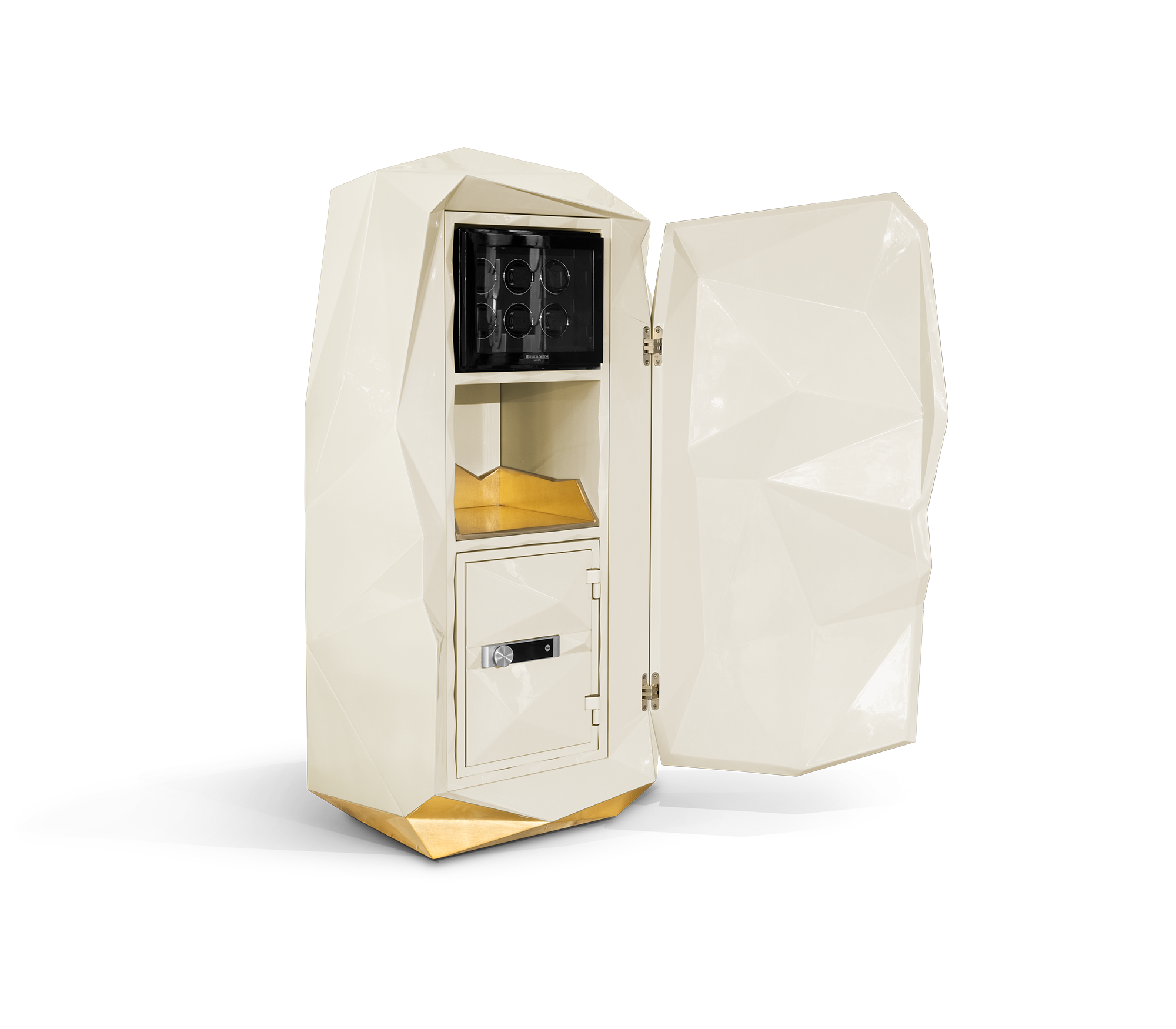 Diamond Floor Safe with Hidden Watch Winder and