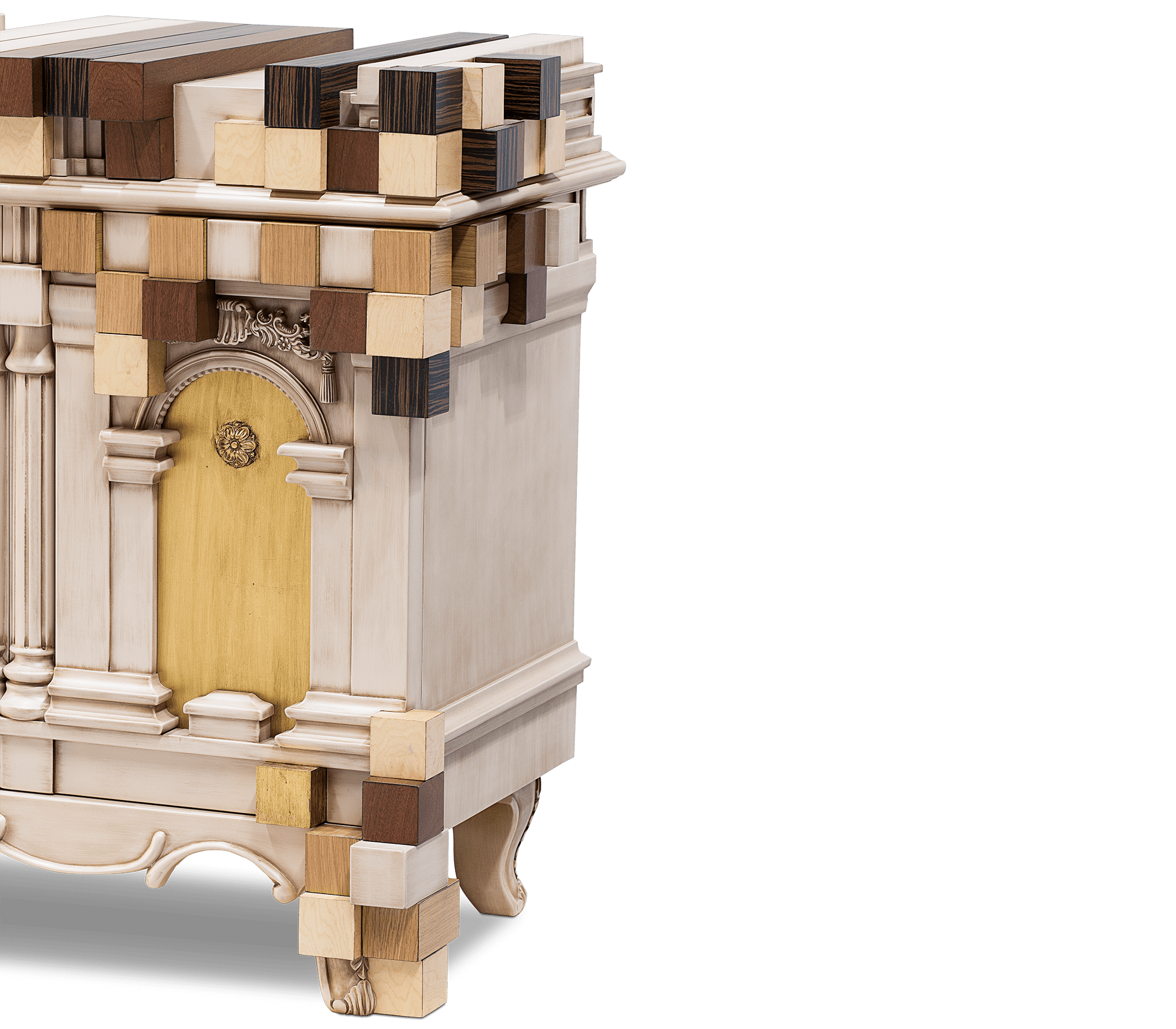 Mirrored Sideboard Buffet Cabinet