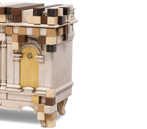 Mirrored Sideboard Buffet Cabinet