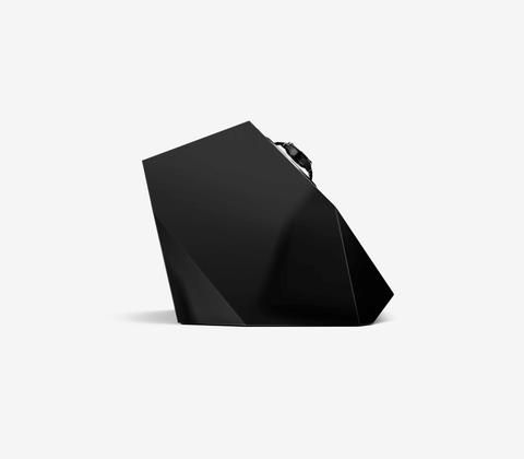 Diamond Watch Winder with Sculptural Faceted Design and