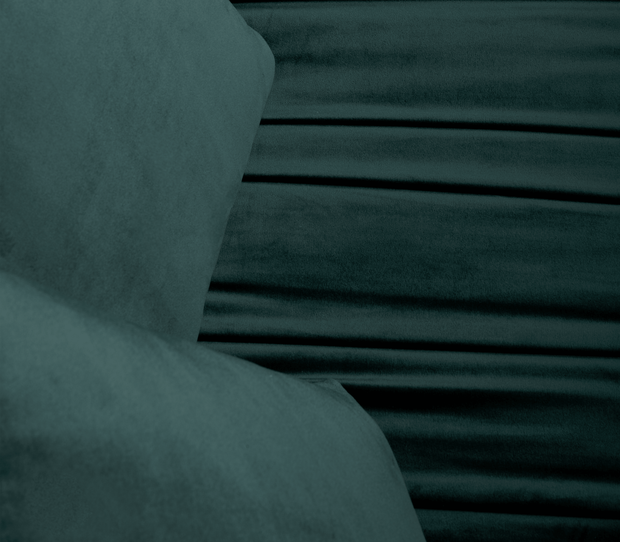 Brass Wood Sculptural Form Sofa