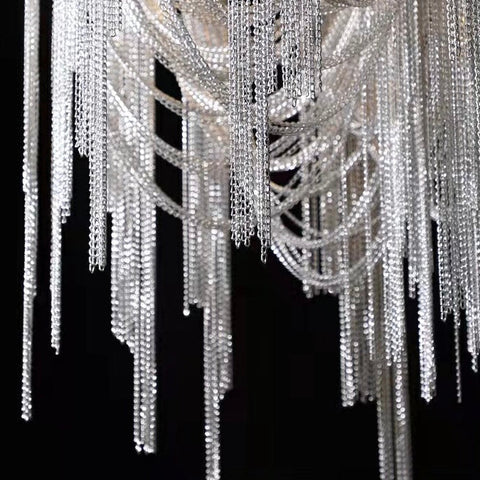 Alisa Luxury Chain Tassel Chandelier