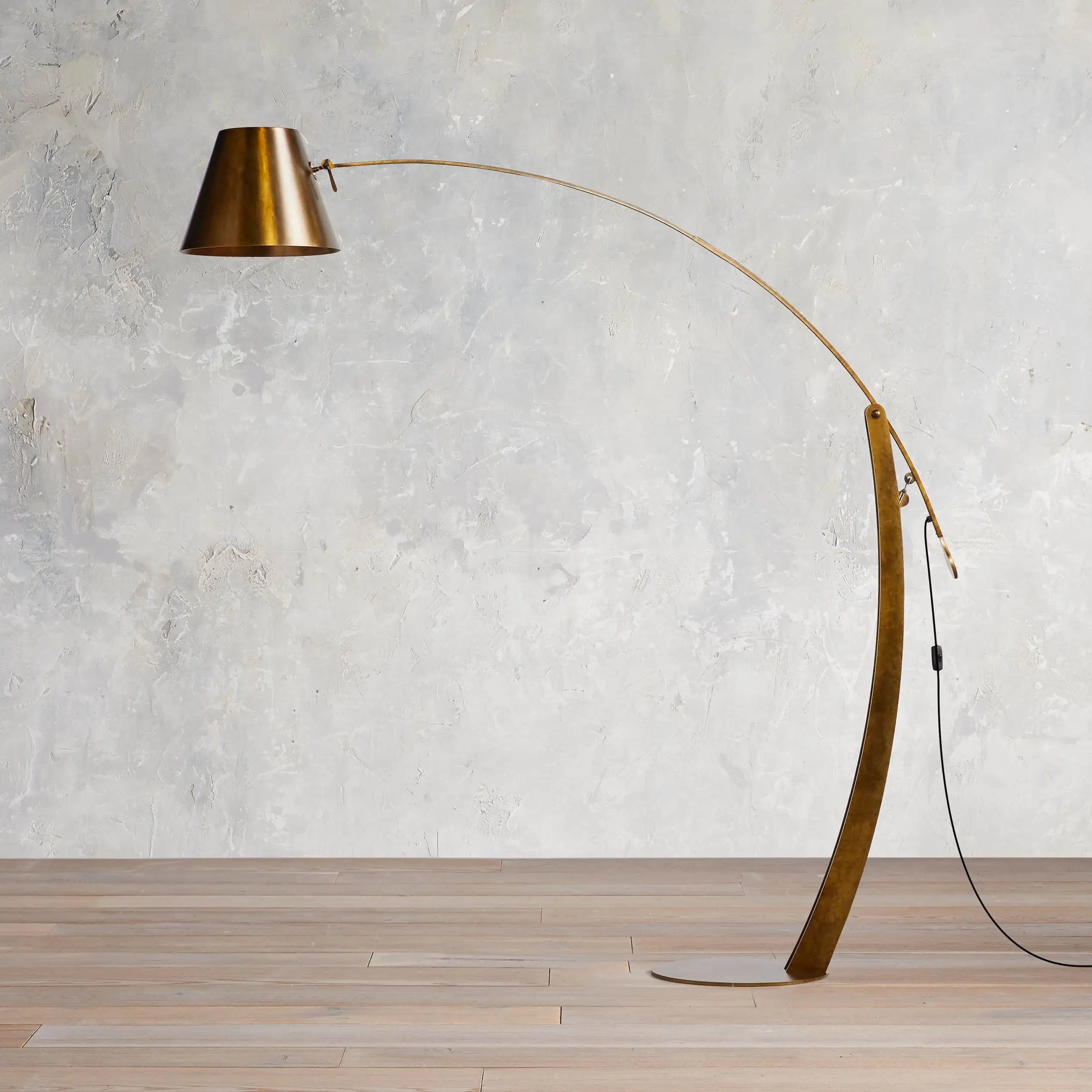 Acodia Bronze Arc Floor Lamp