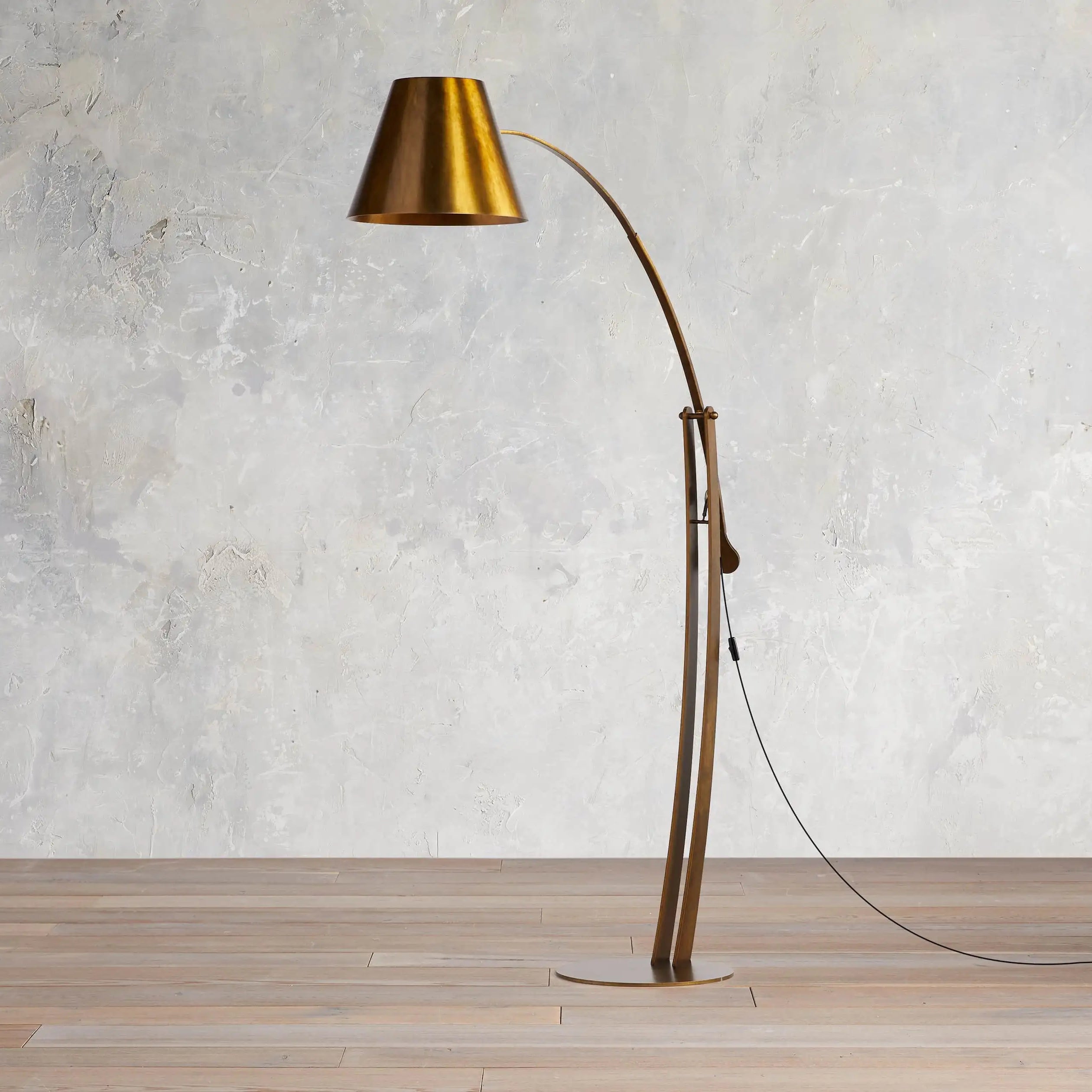 Acodia Bronze Arc Floor Lamp