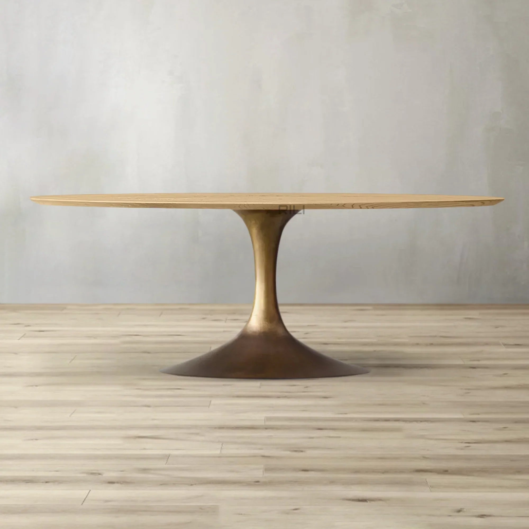 Aero Wood Oval Dining Table
