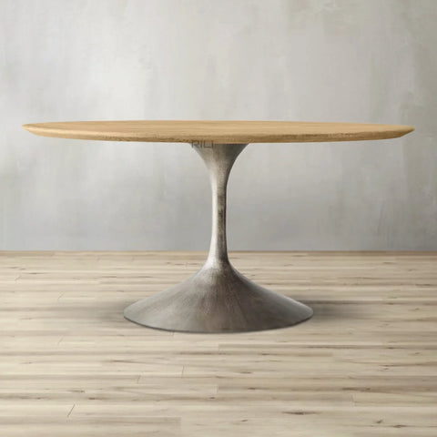 Aero Wood Round Dining Table