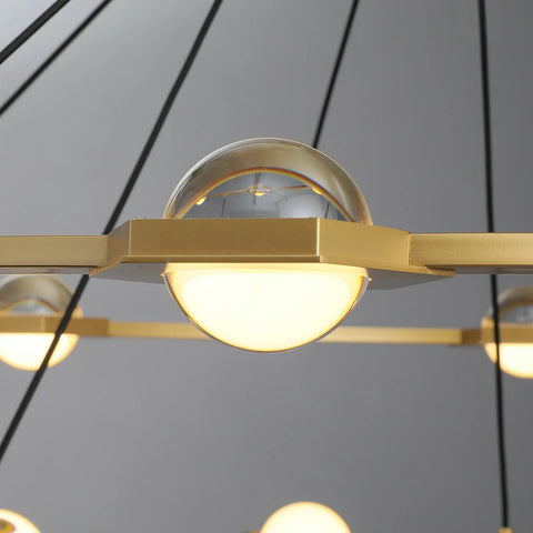Éclatano 2-Tier Round Chandelier