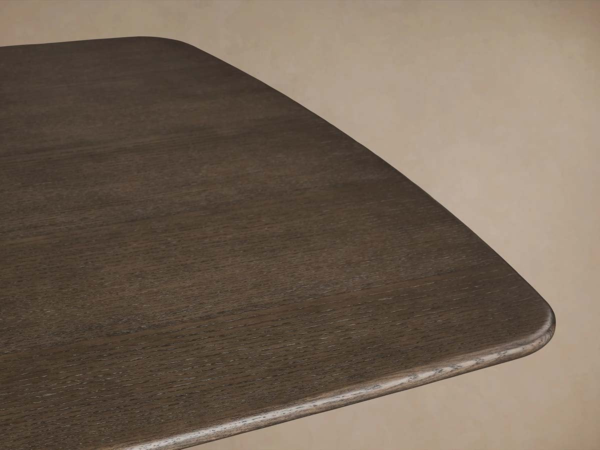 Saint Germain Wood Rectangle Dining Table With Rennes Base