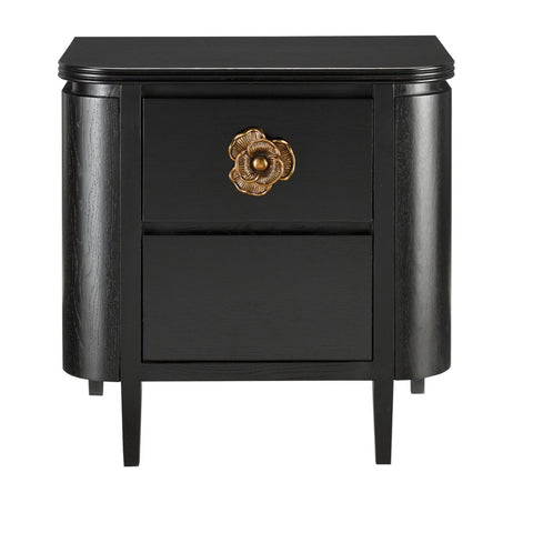 Brillen White & Black Nightstand