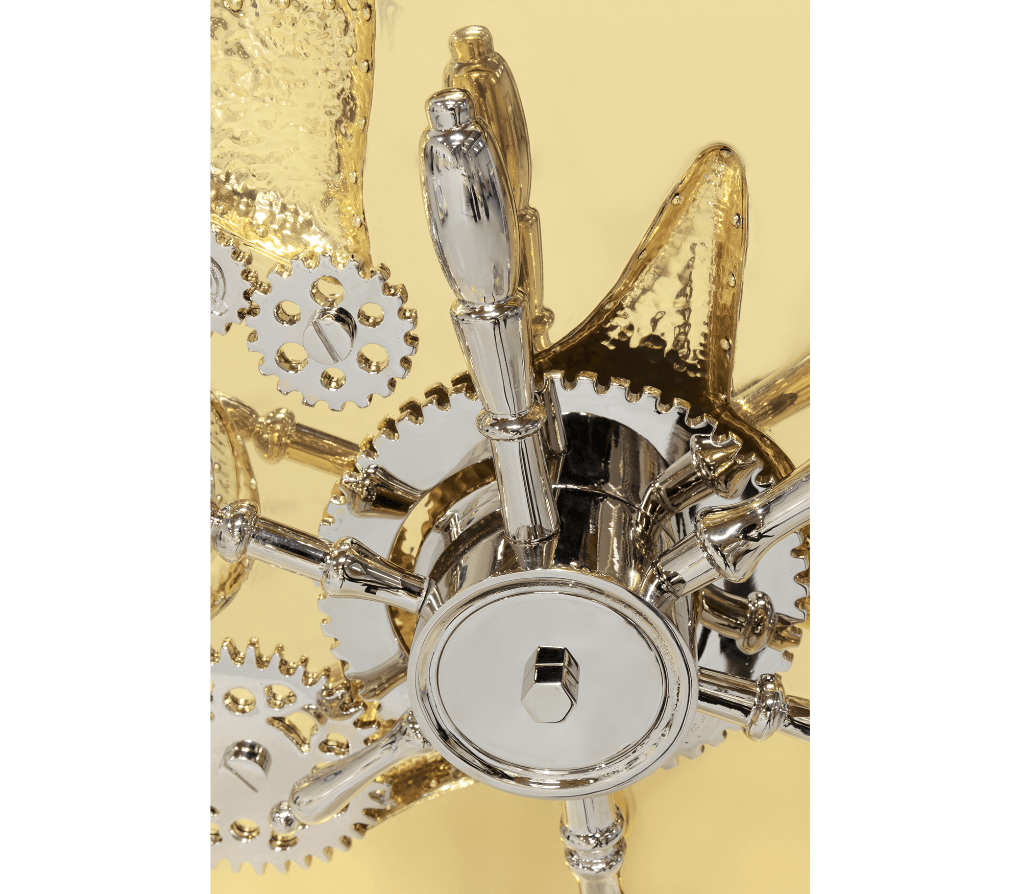Portable Jewelry Safe with Secret Dial Lock and Gold-Plated