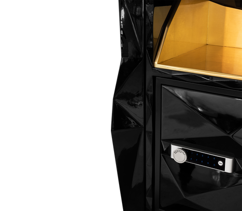 Diamond Floor Safe with Hidden Watch Winder and
