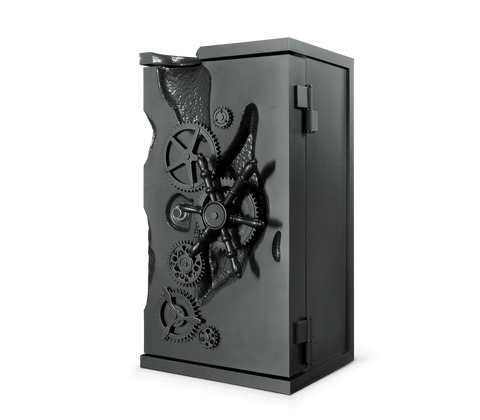 Collectible Vault Safe with Gold-Plated Finish and Secret