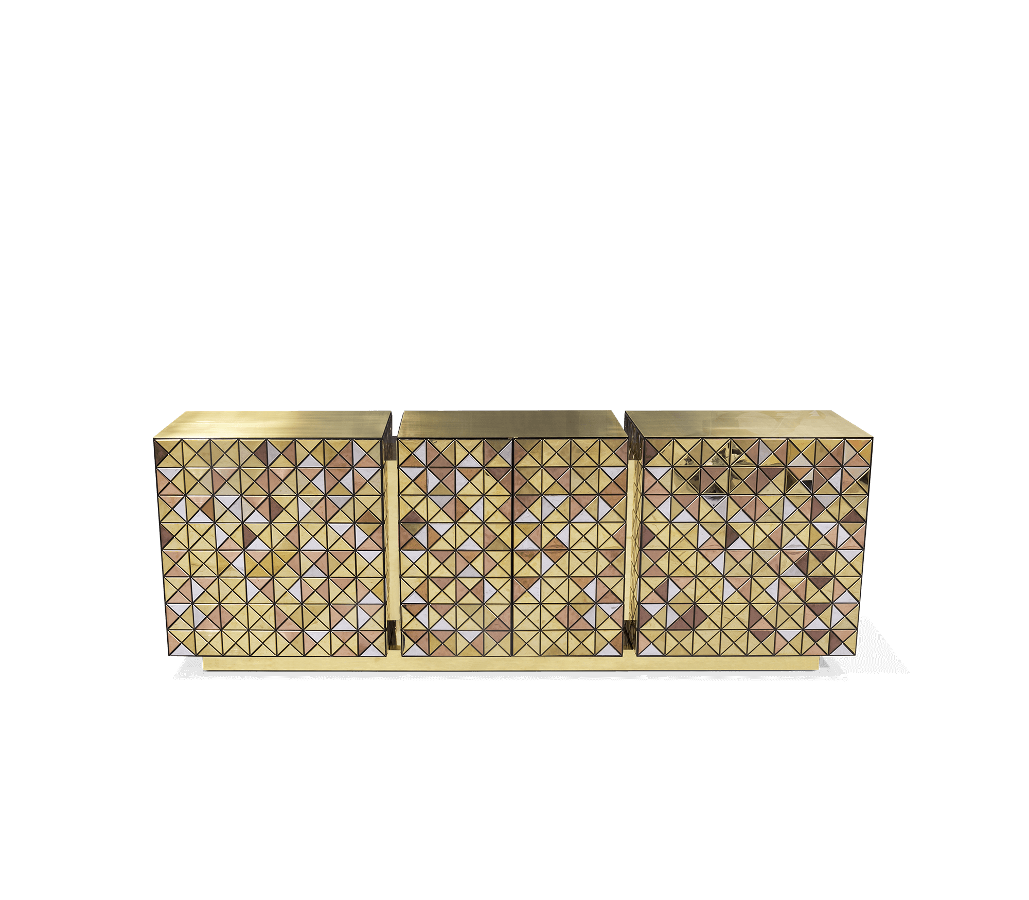 Anodized Metal Sideboard Cabinet