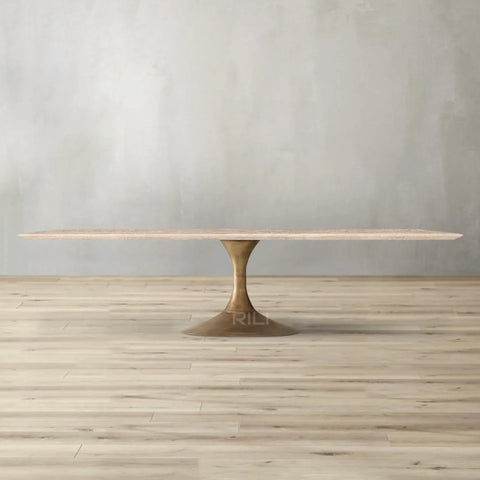 Aero Stone Rectangular Dining Table