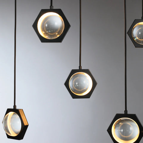 Éclatano Crystal Ball Linear Chandelier