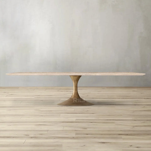 Aero Stone Rectangular Dining Table