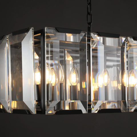 Carlow Crystal Rectangular Chandelie