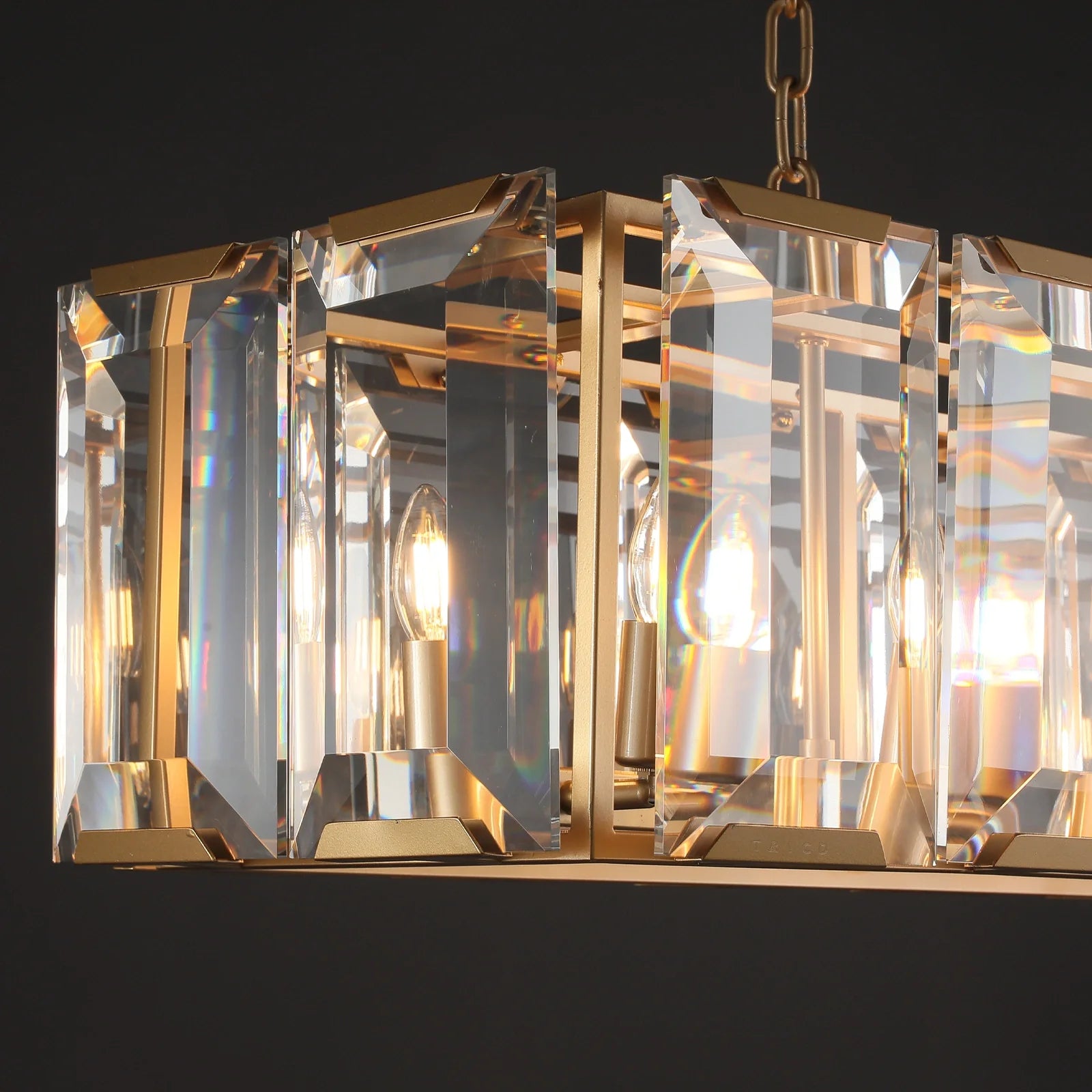 Carlow Crystal Rectangular Chandelie