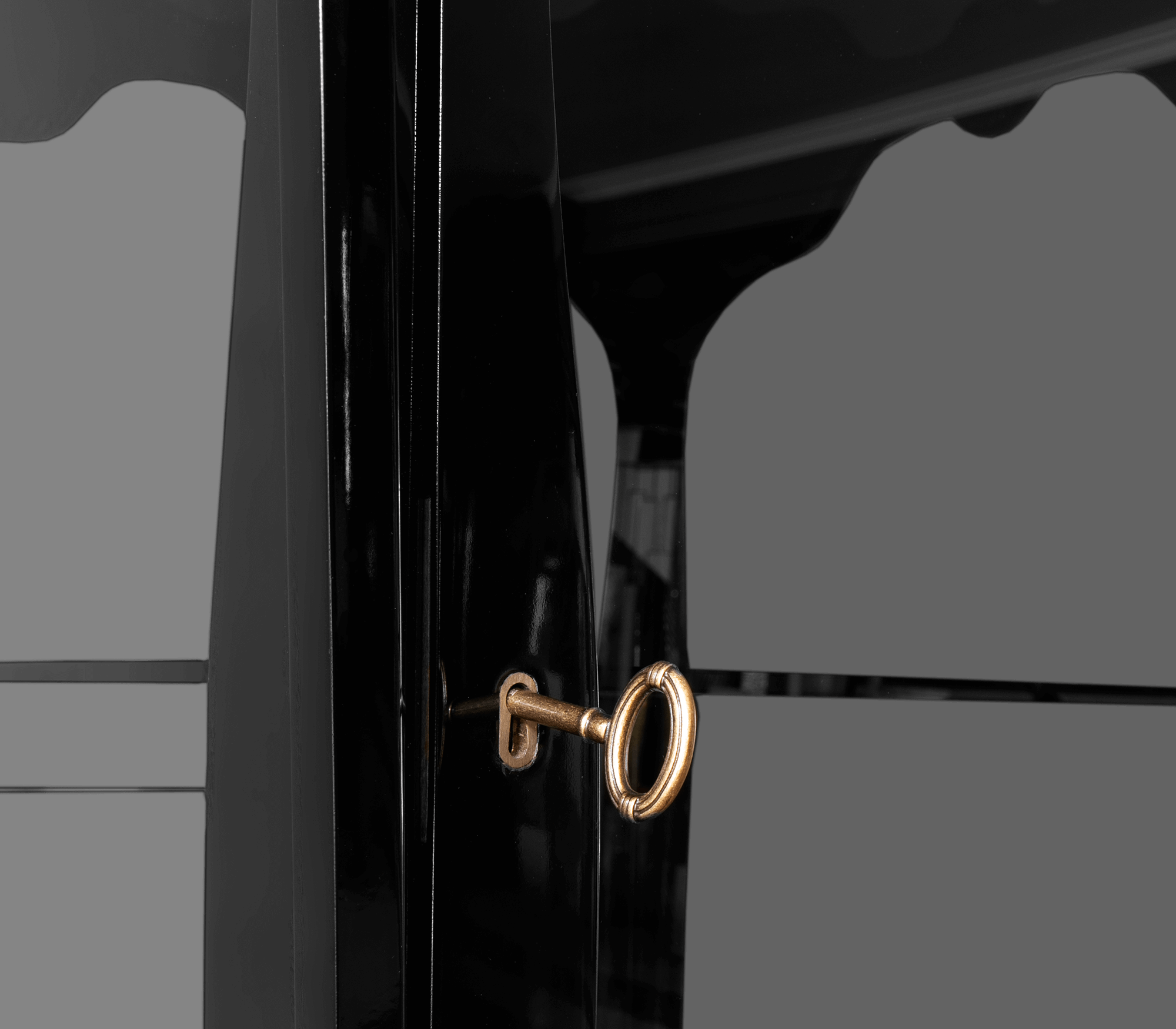 Mahogany Glass Display Cabinet