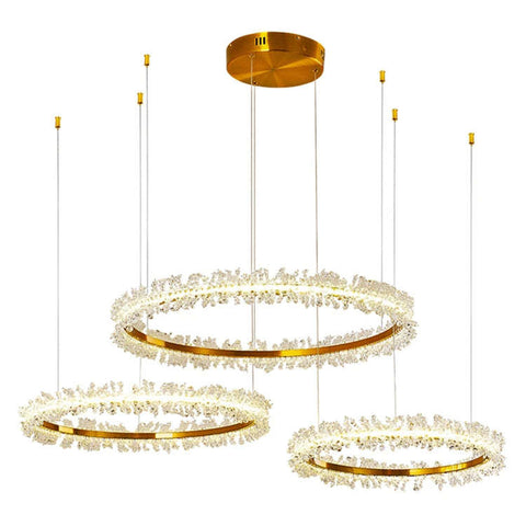 Housegent Nora Halo Crystal Chandelier